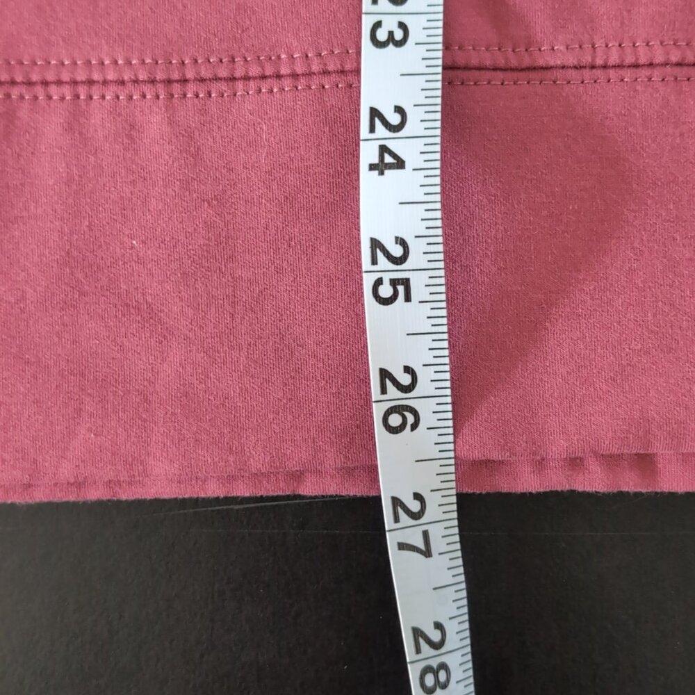 Earth Yoga Sweatshirt Women's XL Fleece-lined Thumbholes Rose Pink - Picture 9 of 9